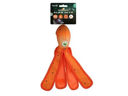Hračka pes Dog Comets Alien Octo L 37cm oranžová