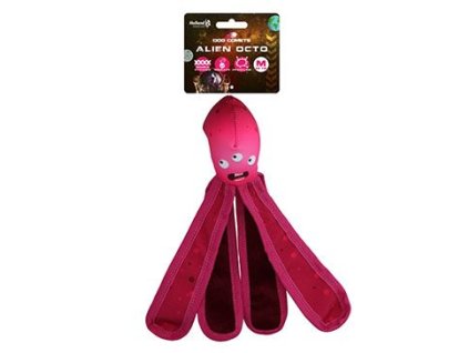 Hračka pes Dog Comets Alien Octo M 28cm růžová