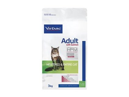 VET HPM Adult Cat Salmon Neutered & Entire 3kg