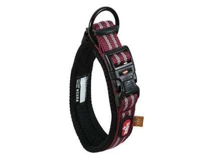 Obojek pes BIVOUAK nastavitelný 55-65cm červená Zolux