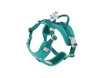 Postroj Hurtta Weekend Warrior II ECO paví zeleň 45-60