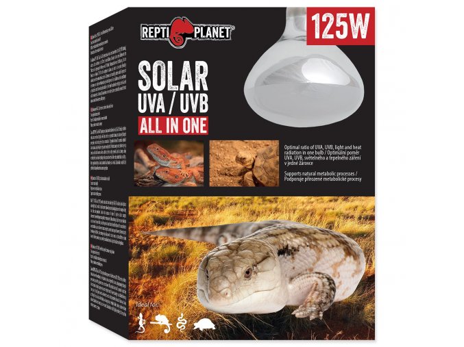 Žárovka Repti Planet Solar UVA & UVB 125W