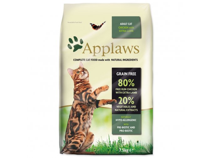Krmivo Applaws Dry Cat Chicken with Lamb 7,5kg