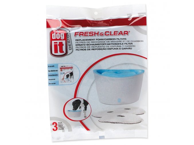 Náplň Dogit uhlí a molitan pro Fresh&Clear 3ks