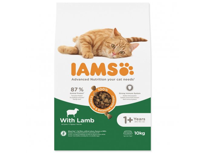 Krmivo IAMS Cat Adult Lamb 10kg