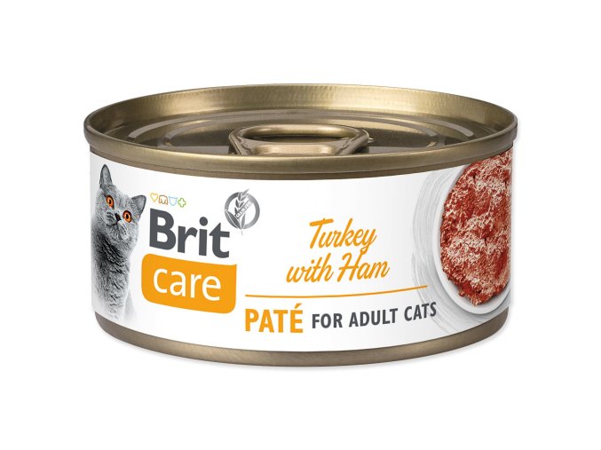 Konzerva Brit Care Cat krůta s rýží, paté 70g