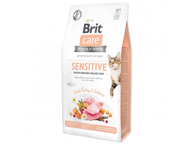Krmivo Brit Care Cat Grain-Free Sensitive Healthy Digestion & Delicate Taste 7kg