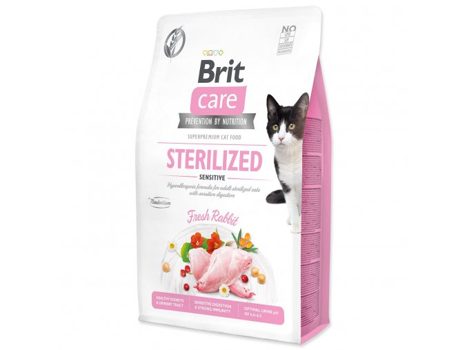 Krmivo Brit Care Cat Grain-Free Sterilized Sensitive 2kg