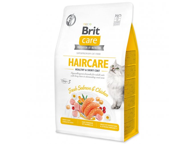 Krmivo Brit Care Cat Grain-Free Haircare Healthy & Shiny Coat 0,4kg