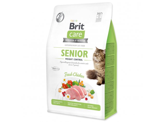 Krmivo Brit Care Cat Grain-Free Senior Weight Control 0,4kg