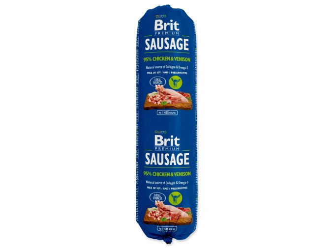 Salám Brit Sausage kuře a zvěřina 800g