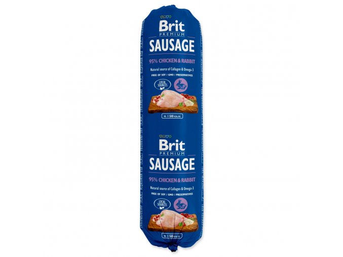 Salám Brit Sausage kuře a králík 800g