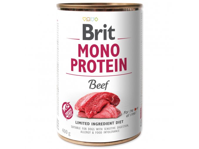 Konzerva Brit Mono Protein hovězí 400g