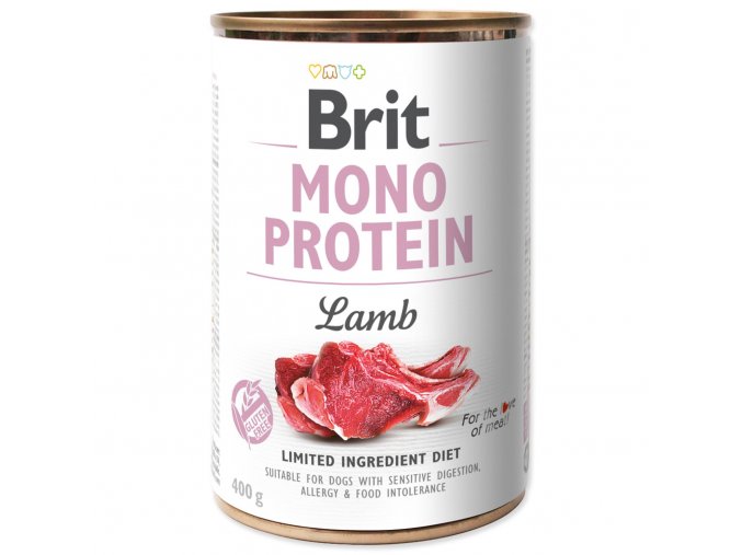 Konzerva Brit Mono Protein jehně 400g
