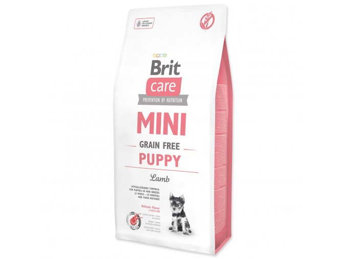 Krmivo Brit Care Mini Grain Free Puppy Lamb 7kg
