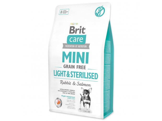 Krmivo Brit Care Mini Grain Free Light & Sterilised 2kg