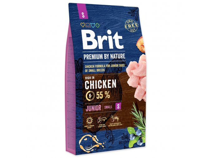 Krmivo Brit Premium by Nature Junior S 8kg