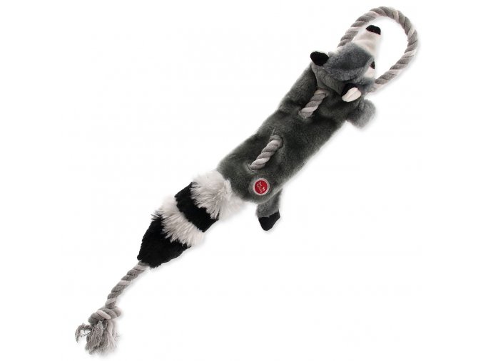 Hračka Dog Fantasy Skinneeez mýval s provazem 57,5cm