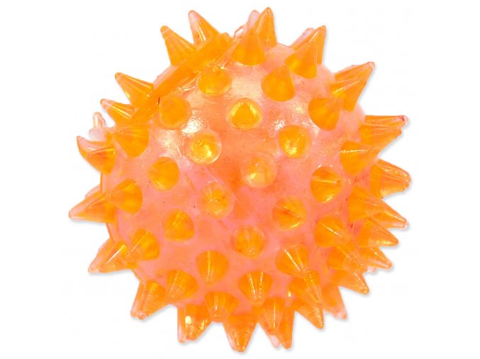 Hračka Dog Fantasy míček pískací oranžový 5cm