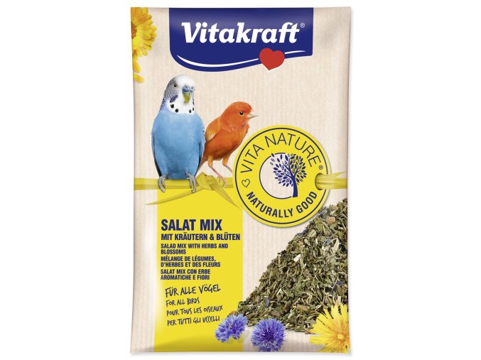 Krmivo Vitakraft Vogel Salat Mix doplňkové, bylinky 10g