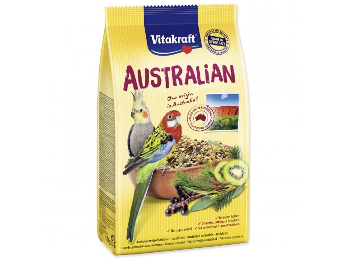 Krmivo Vitakraft Australian střední papoušek 750g