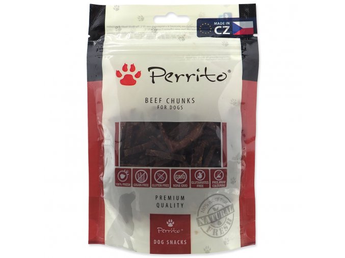 Pochoutka Perrito hovězí kousky 100g