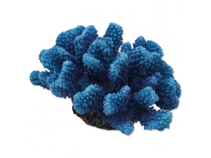 Dekorace Aqua Excellent Mořský Korál modrý 14,5x10,5x7,4cm