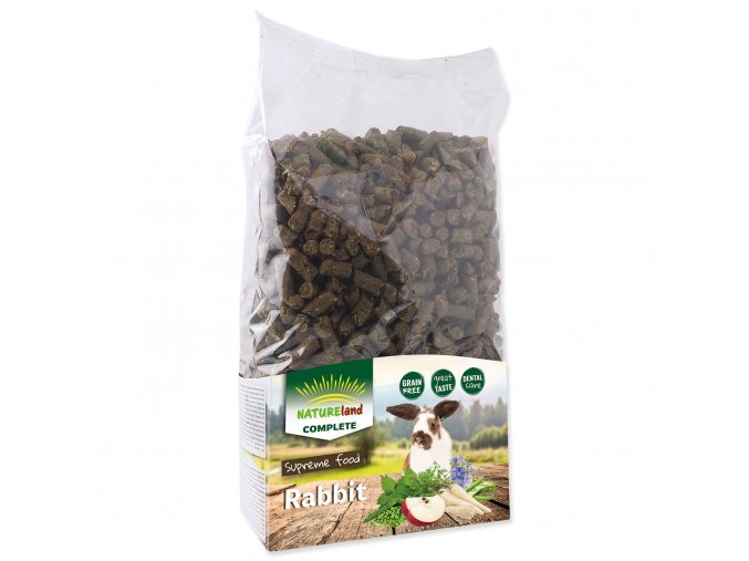 Krmivo Nature Land Complete pro králíky a zakrslé králíky pelety 1,7kg