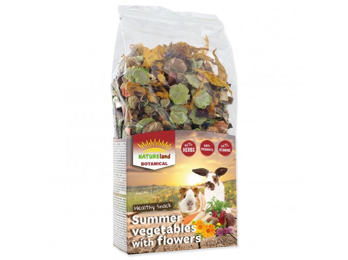 Pochoutka Nature Land Botanical letní zelenina s květy 100g