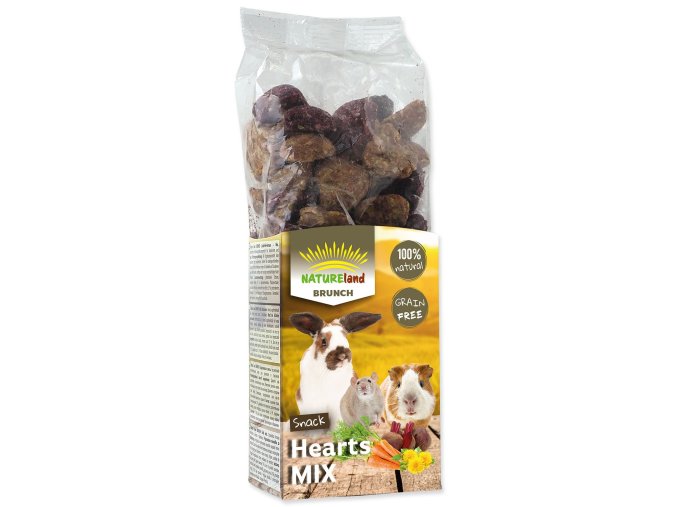 Pochoutka Nature Land Brunch srdíčka mix 150g