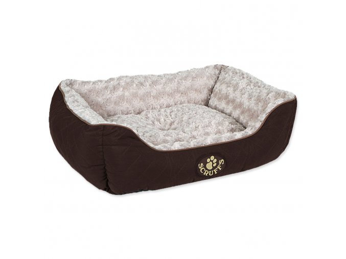 Pelech Scruffs Wilton Box Bed hnědý M 60x50cm