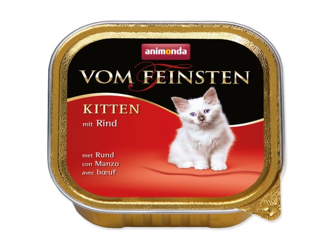 Paštika Animonda Vom Feinstein Kitten hovězí 100g