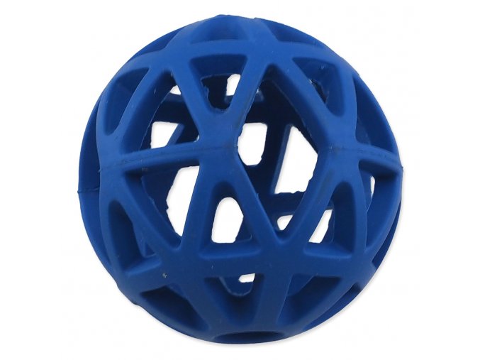 Hračka Dog Fantasy míček děrovaný modrý 7cm