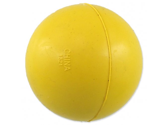 Hračka Dog Fantasy míček tvrdý žlutý 5cm