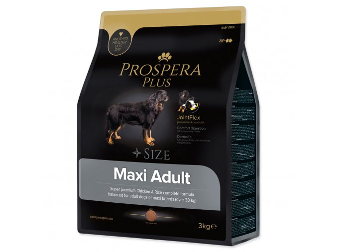 Krmivo Prospera Plus Maxi Adult kuře s rýží 3kg