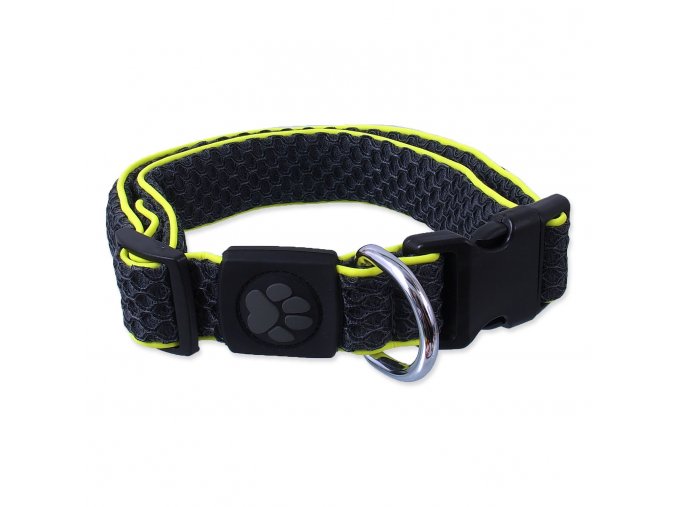 Obojek Active Dog Mellow S šedý 2,5x28-40cm