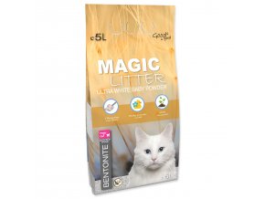 Kočkolit Magic Litter Bentonite Ultra White Baby Powder 5L/4,4kg