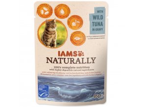 Kapsička IAMS Naturally Adult tuňák v omáčce 85g