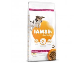 Krmivo IAMS Dog Senior Small & Medium Chicken 12kg