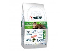 Krmivo Ontario Adult Castrate 0,4kg