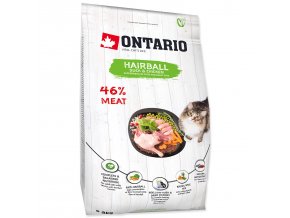 Krmivo Ontario Cat Hairball 2kg