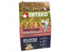 Krmivo Ontario Senior Large Chicken & Potatoes 2,25kg