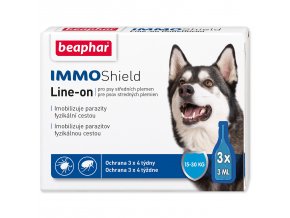 Pipeta Beaphar Line-on IMMO Shield pes M 3x3ml