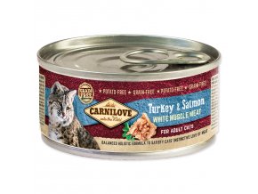 Konzerva Carnilove WMM Adult Cats krůta a losos 100g