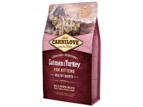 Krmivo Carnilove Kitten Healthy Growth Salmon & Turkey 2kg