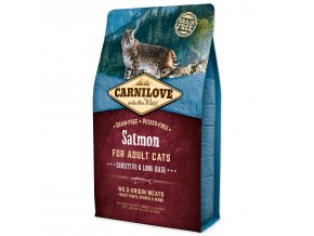 Krmivo Carnilove Adult Cats Sensitive & Long Hair Salmon 2kg