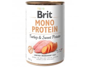 Konzerva Brit Mono Protein krůta s batáty 400g