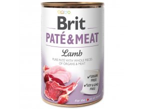 Konzerva Brit Paté & Meat jehně 400g