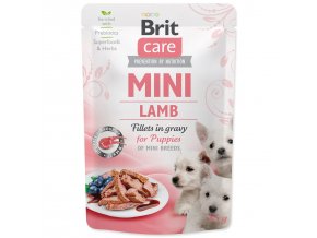 Kapsička Brit Care Mini Puppy jehně, filety v omáčce 85g