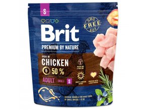 Krmivo Brit Premium by Nature Adult S 1kg